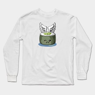 Asplenia Studios: Pegasushi Avocado Chumaki Roll Long Sleeve T-Shirt